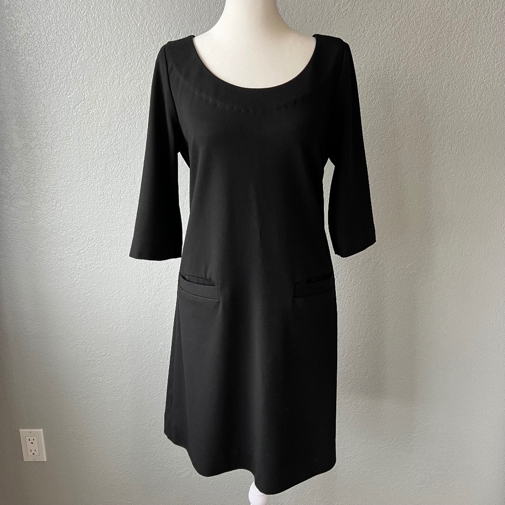 *FIRM PRICE* Kate Spade MOD Style 3/4 sleeve Jersey Knit Shift Dress